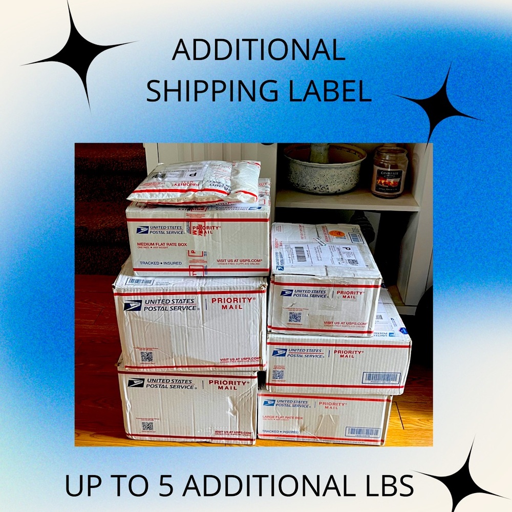 Additional 5lb Shipping Label